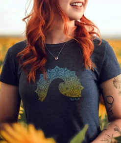T-Shirts>Nayked Apparel Women'S Ridiculously Soft Midweight Graphic Tee | Enjoy The Ride
