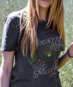 T-Shirts>Nayked Apparel Women'S Ridiculously Soft Graphic Tee | Country Roads