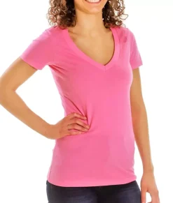 T-Shirts>Nayked Apparel Women'S Ridiculously Soft Midweight V-Neck T-Shirt