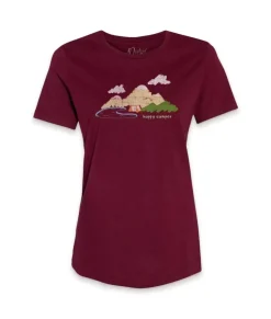 T-Shirts>Nayked Apparel Women'S Ridiculously Soft 100% Cotton Graphic Tee | Happy Camper