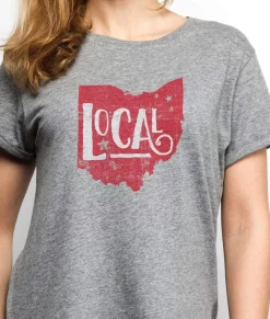 Tops>Nayked Apparel Women'S Ridiculously Soft Lightweight Graphic Tee | Local