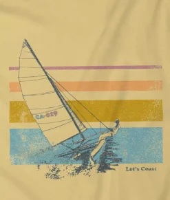 T-Shirts>Nayked Apparel Women'S Ridiculously Soft Midweight Graphic Tee | Let'S Coast