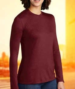 Tops>Nayked Apparel Women'S Ridiculously Soft Recycled Lightweight Long Sleeve T-Shirt