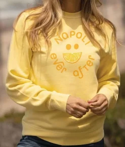 Tops>Nayked Apparel Women'S Ridiculously Soft Fleece Graphic Pullover Sweatshirt | Napoli Ever After