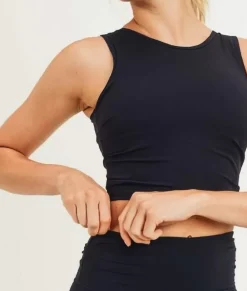 Tops>Nayked Apparel Women'S Ruched Sides Active Cropped Top/Discontinued