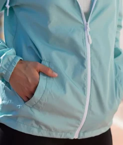 Tops>Nayked Apparel Women'S Soft Lightweight Oversized Full-Zip Windbreaker Jacket