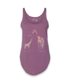 Tops>Nayked Apparel Women'S Split Side Graphic Tank | Mama Giraffe